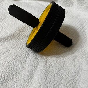 Exercise wheel. Great for stretching and strengthening your core.